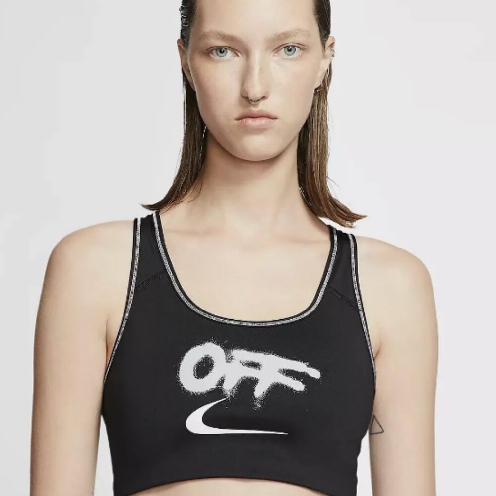 NIKE X OFF WHITE NRG WOMEN SPORTS BRA SIZE - S - Picture 6 of 6
